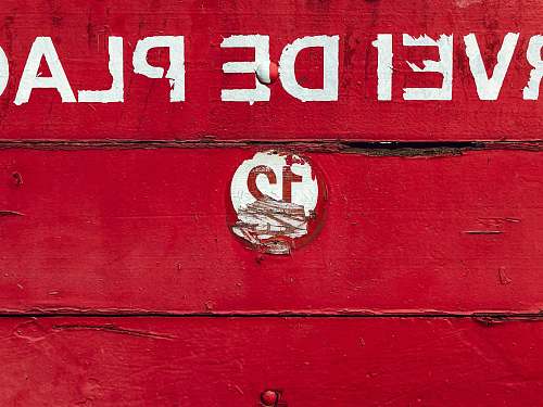 spain red wood board with white text barcelona